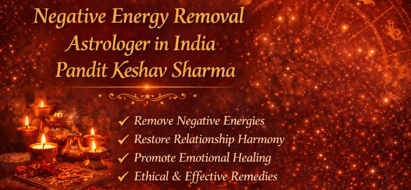 Negative Energy Removal Astrologer in India